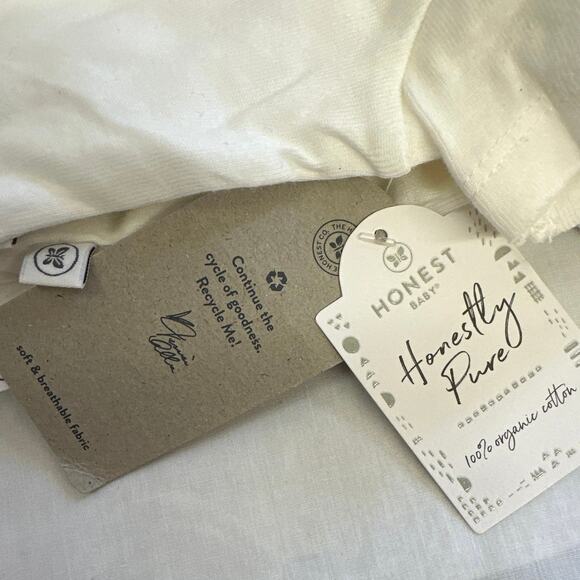 One piece bodysuits 12 pack 3-6 months brand new by Honest Baby organic cotton - Picture 3 of 5